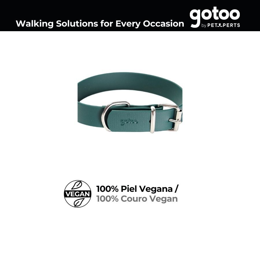 Gotoo Collar Biothane verde para perros, , large Imagen numero 4