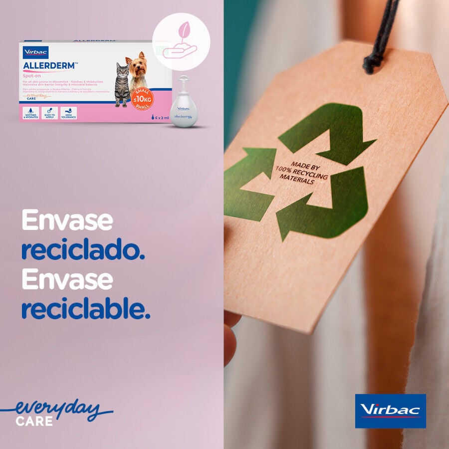 Virbac Allerderm spot on Pipetas dermatol&oacute;gicas para el cuidado de la piel Perros y Gatos., , large indicador imagen numero 4