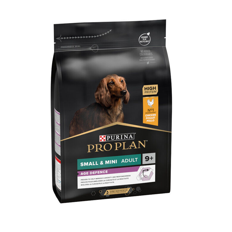 Pro Plan Adult Small y Mini Pollo pienso para perros S&eacute;nior +9
