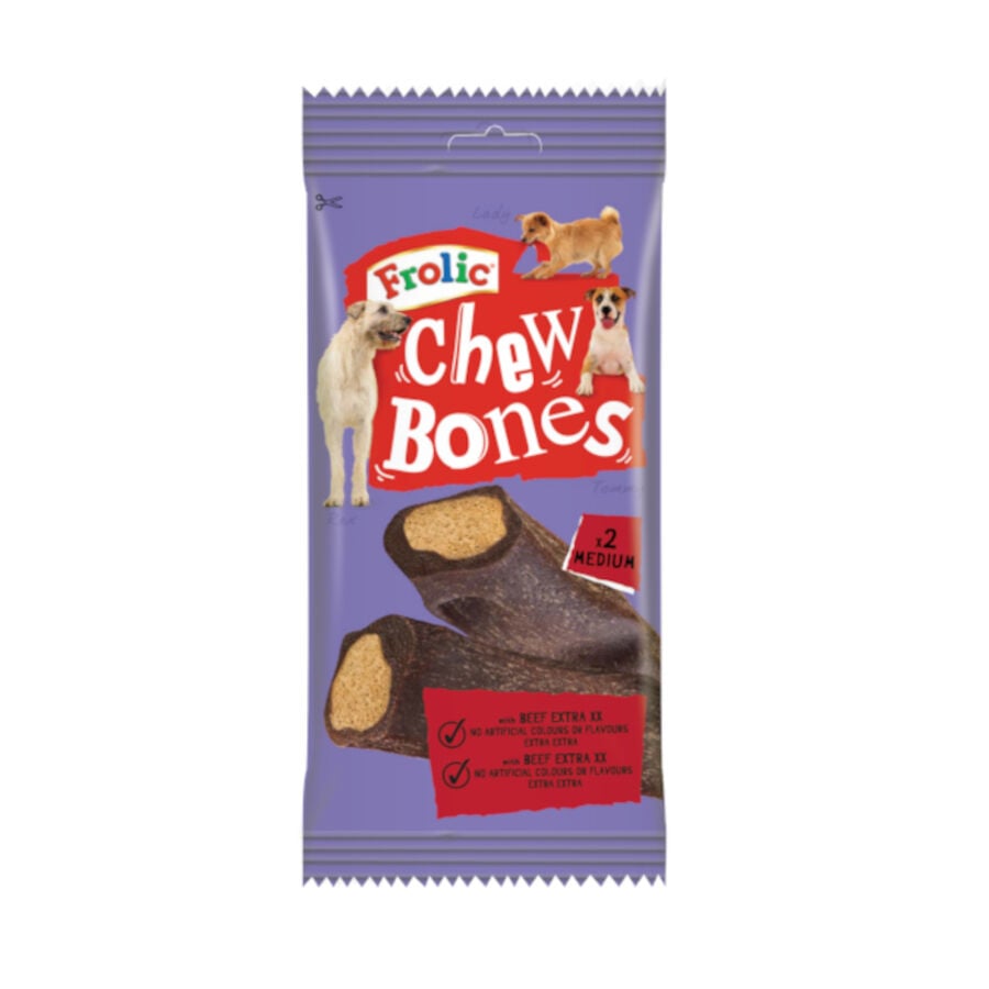 2 huesos Frolic Huesos Chew Bones Masticables para perros, , large indicador imagen numero 1