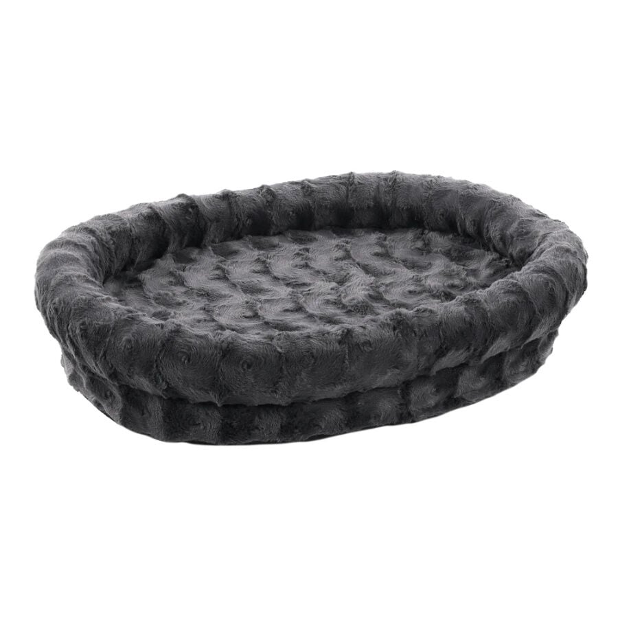 Flamingo Dorian &Oacute;valo Gris con Cremallera Cama para perros