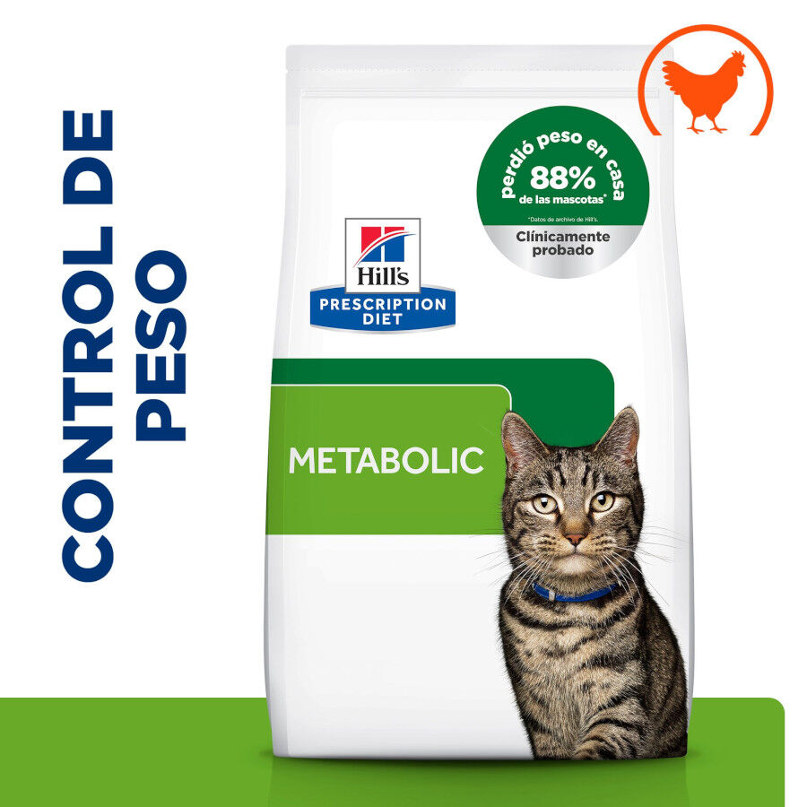 12 kg Hill's Prescription Diet Metabolic pienso para gatos, , large indicador imagen numero 2