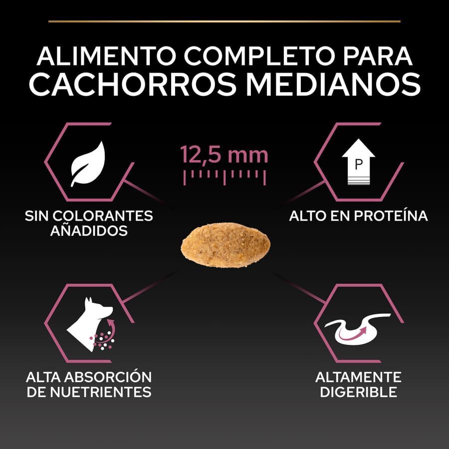 12 kg Pro Plan Puppy Medium Salm&oacute;n Piel sensible pienso para perros, , large Imagen numero 6