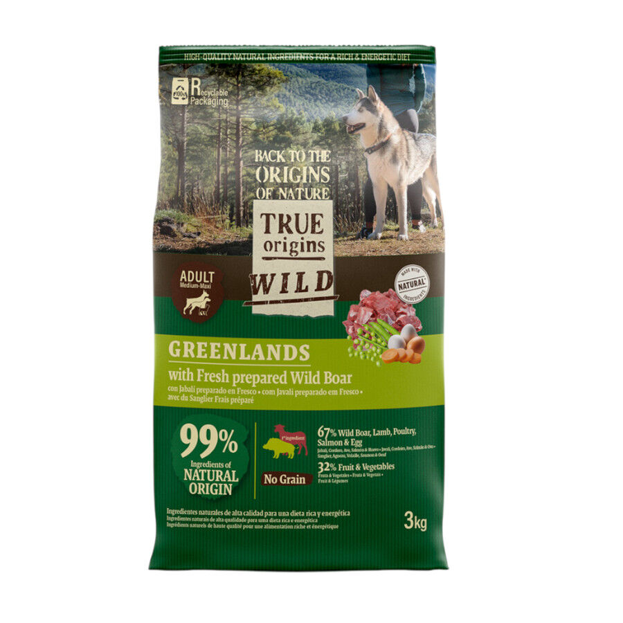 12 kg True Origins Wild Greenlands pienso para perros, , large Imagen numero 1