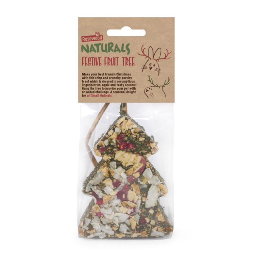 Rosewood Festive Fruit Tree Chuches de Frutas para roedores, , large indicador imagen numero 3
