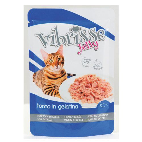 Vibrisse Jelly At&uacute;n en gelatina sobre para gatos