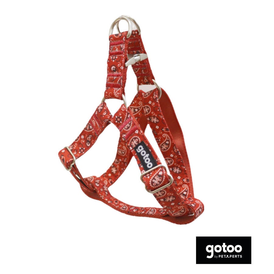 Gotoo Arn&eacute;s estampado cachemira rojo para perros, , large Imagen numero 2