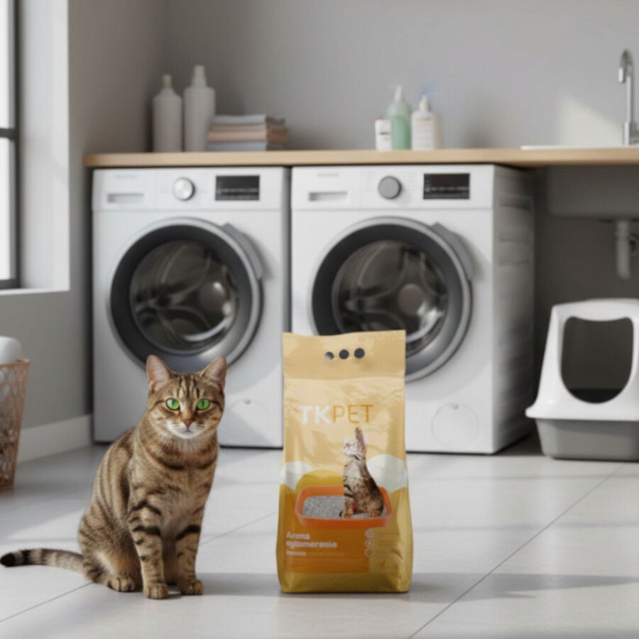 10 L TK-Pet Arena Aglomerante de Bentonita Natural con perfume de Naranja para gatos, , large Imagen numero 2