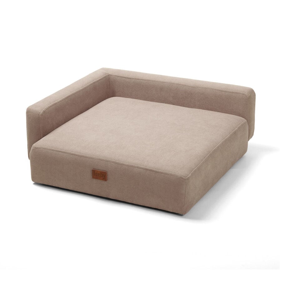 Leeby sof&aacute; chaiselongue beige para perros, , large indicador imagen numero 1