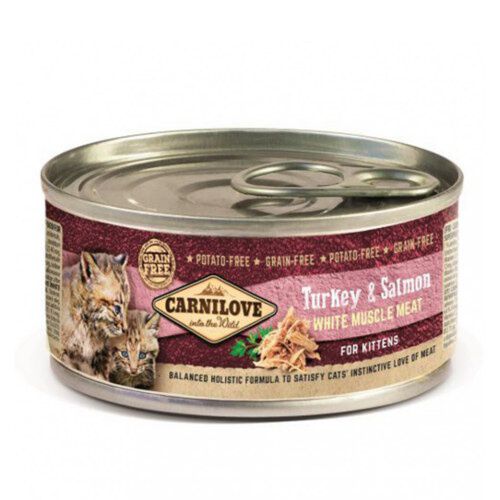 Carnilove Turkey & Salmon comida h&uacute;meda gatos baby Imagen numero 1