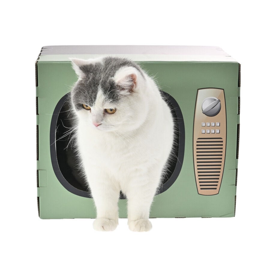 Leeby Tommy TV cama nido rascador de cart&oacute;n para gatos, , large indicador imagen numero 7