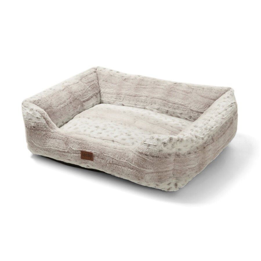 Leeby cama suave leopardo print para perros, , large indicador imagen numero 3