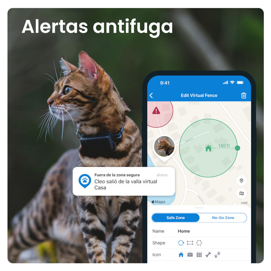 Tractive Localizador GPS para gatos, , large indicador imagen numero 5
