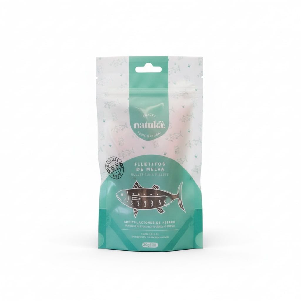 50 g Natuka Filetitos de Melva Snack Natural para perros y gatos, , large indicador imagen numero 1