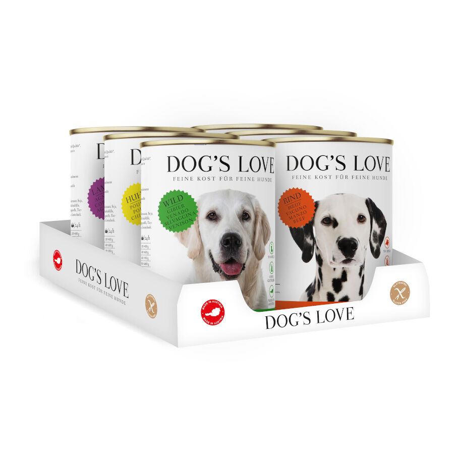 6 latas x 400 g Dog's Love Adulto lata para perros, , large Imagen numero 2