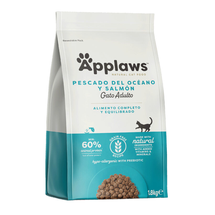 1.8 kg Applaws Adult Grain Free Pescado Azul y Salm&oacute;n pienso para gatos, , large Imagen numero 1