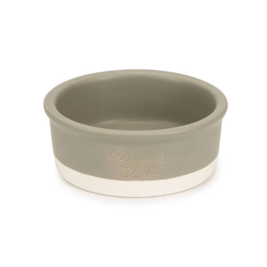 Designed by Lotte Joa Comedero de Cer&aacute;mica Gris para perros, , large Imagen numero 1