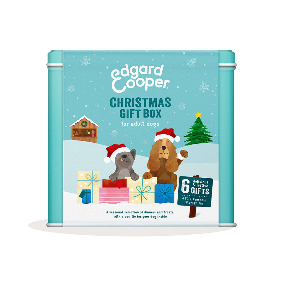 1 ud. Edgard & Cooper Kit de Navidad con comida, contenedor y pajarita para perros, , large Imagen numero 6