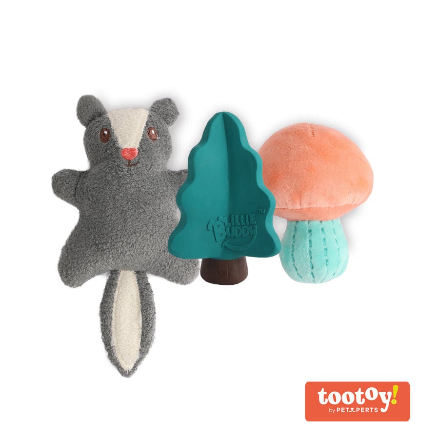 Tootoy! Puppy Woodland Set de juguetes para perros