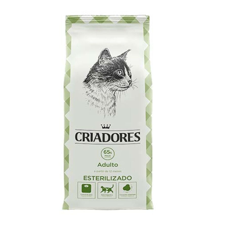 12 kg Criadores Adulto Esterilizado Pollo pienso para gatos, , large indicador imagen numero 1