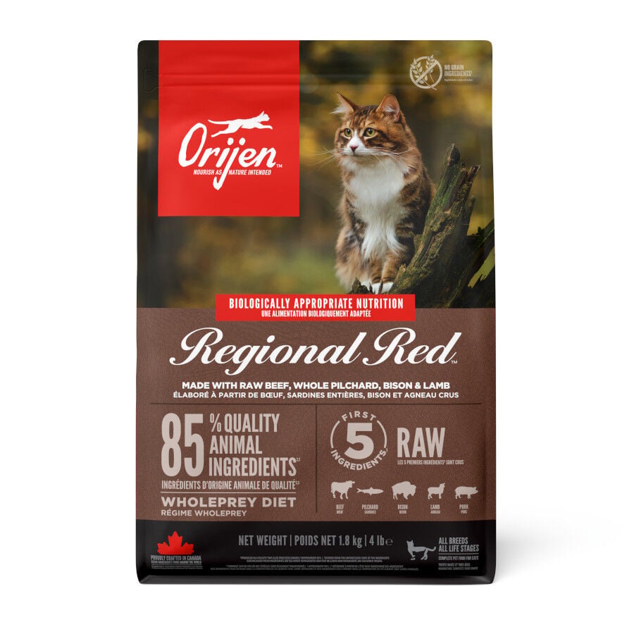 5.4 kg Orijen Regional Red pienso para gatos, , large Imagen numero 1