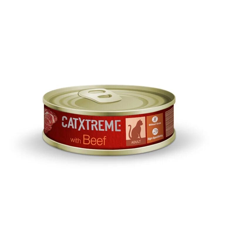 Catxtreme Sterilised Ternera en pat&eacute; lata para gatos