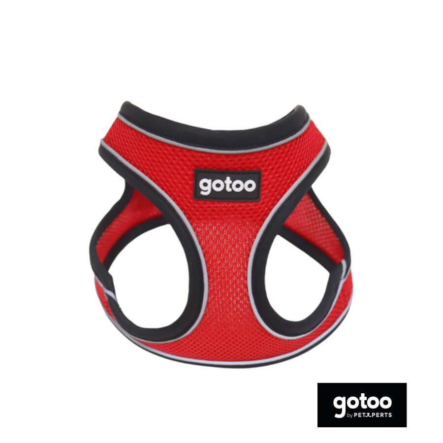 Gotoo Arn&eacute;s ajustable de malla rojo para perros, , large indicador imagen numero 2