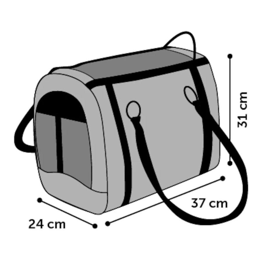 Flamingo Tatjana Bolsa Transport&iacute;n Gris para perros, , large indicador imagen numero 7