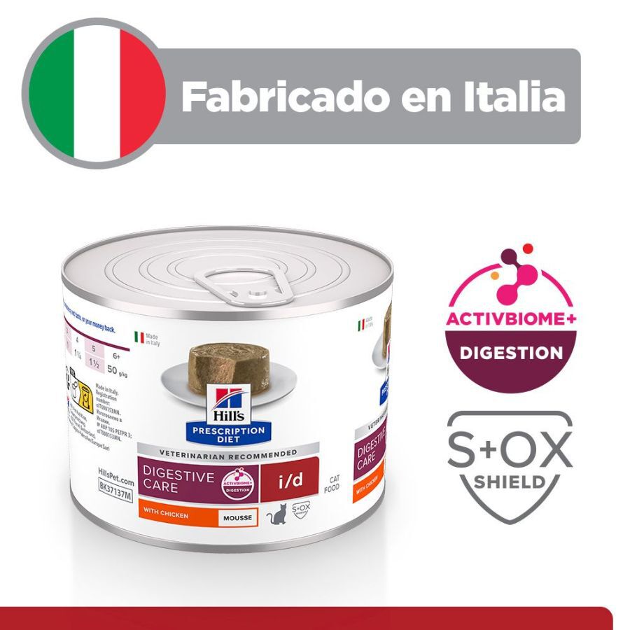 200 g Hill's Prescription Diet i/d Mousse de Pollo lata para gatos, , large Imagen numero 6