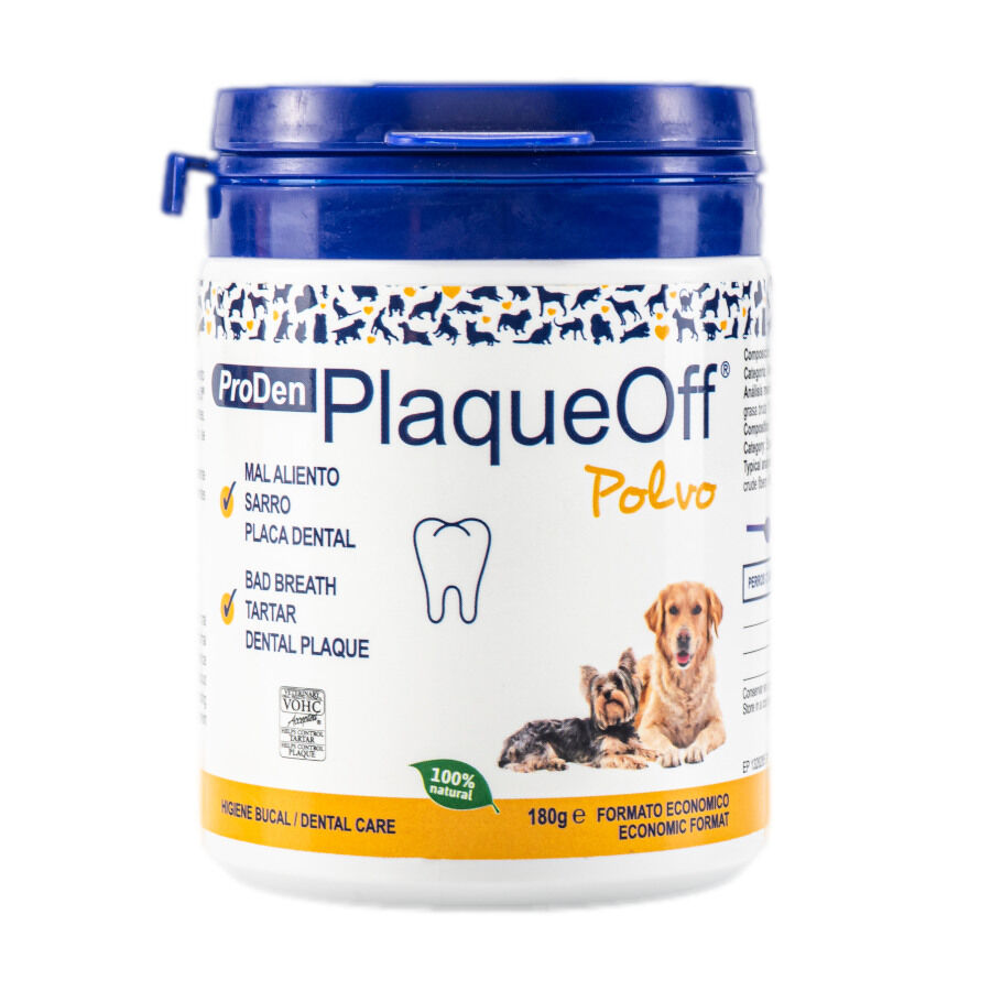 60 g PlaqueOff Polvo Antisarro para higiene bucal de perros y gatos, , large Imagen numero 1