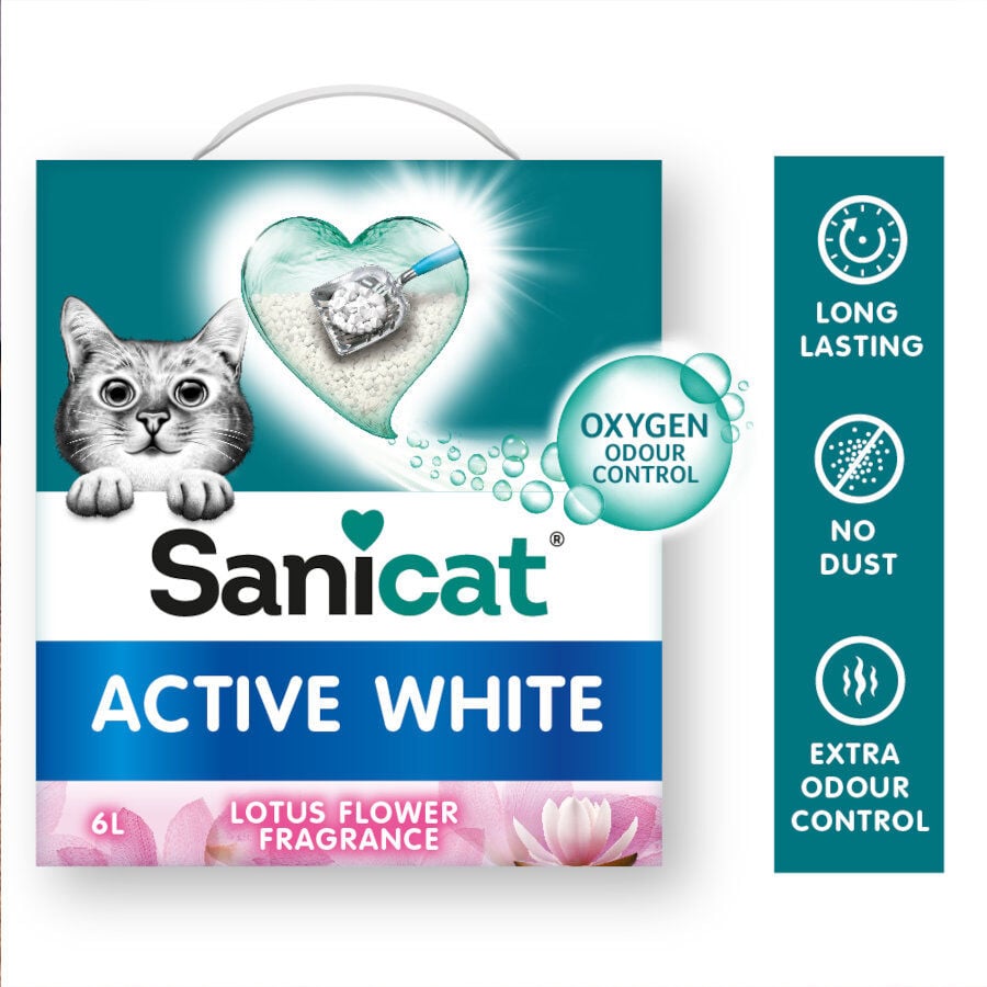 10 L Sanicat Active Lotus Arena Aglomerante para gatos, , large Imagen numero 3