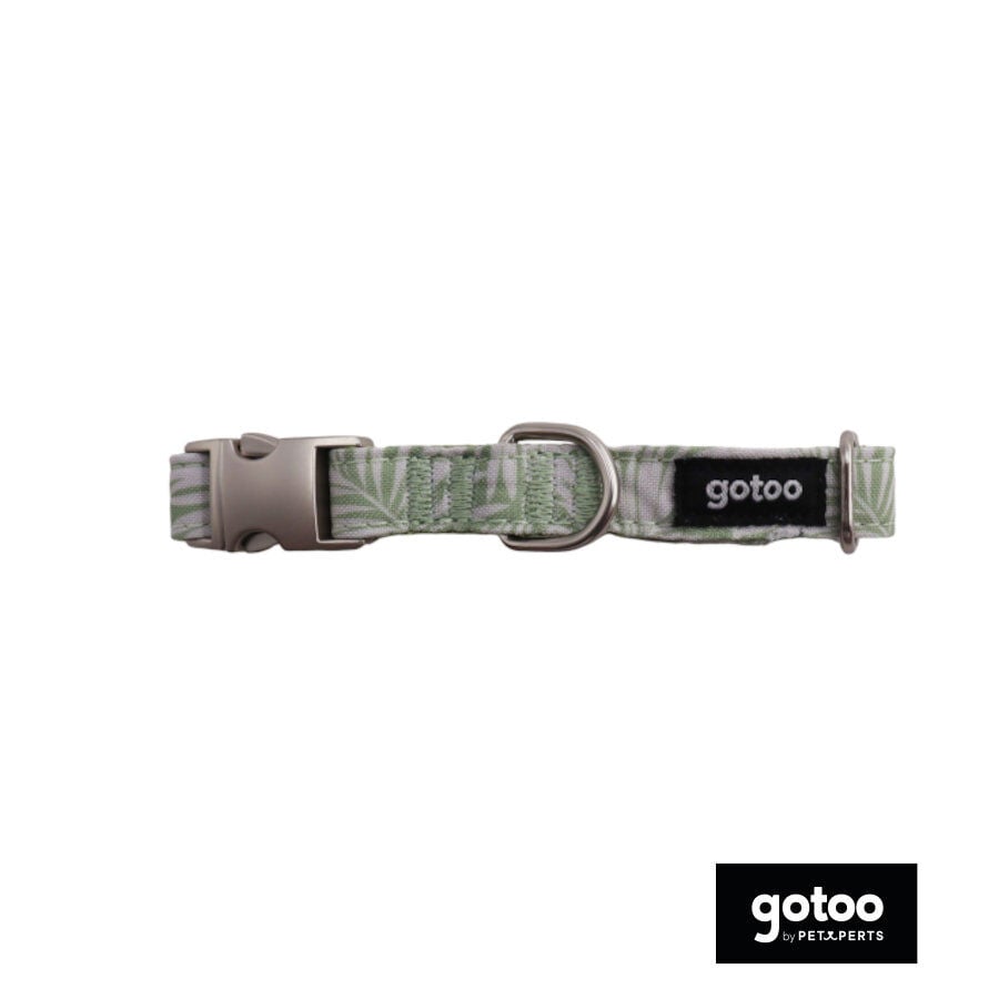 Collar estampado de hojas para perros, , large Imagen numero 2