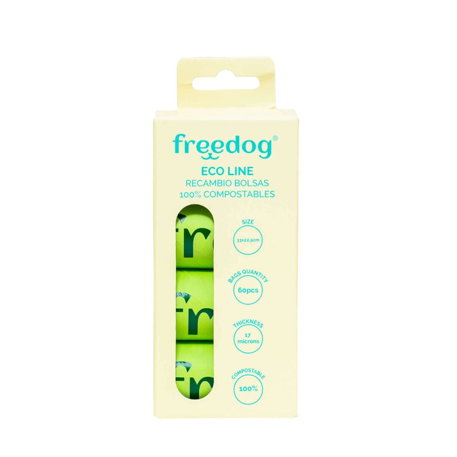 Freedog Eco Line Bolsas Higi&eacute;nicas Compostables para perros, , large Imagen numero 2