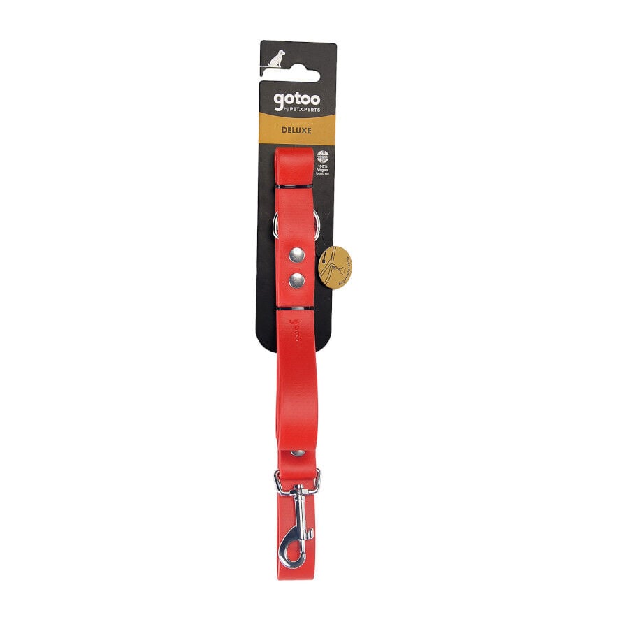Gotoo Correa Biothane roja para perros, , large Imagen numero 7