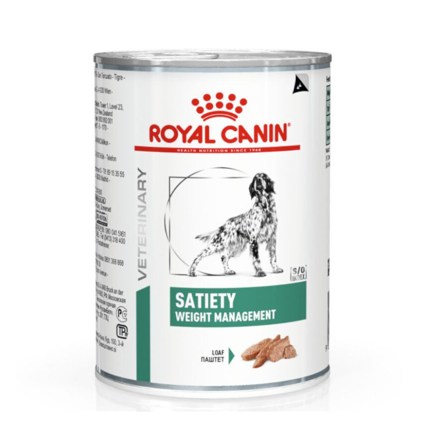 410 g Royal Canin Veterinary Satiety Weight Management Pat&eacute; lata para perros, , large Imagen numero 1