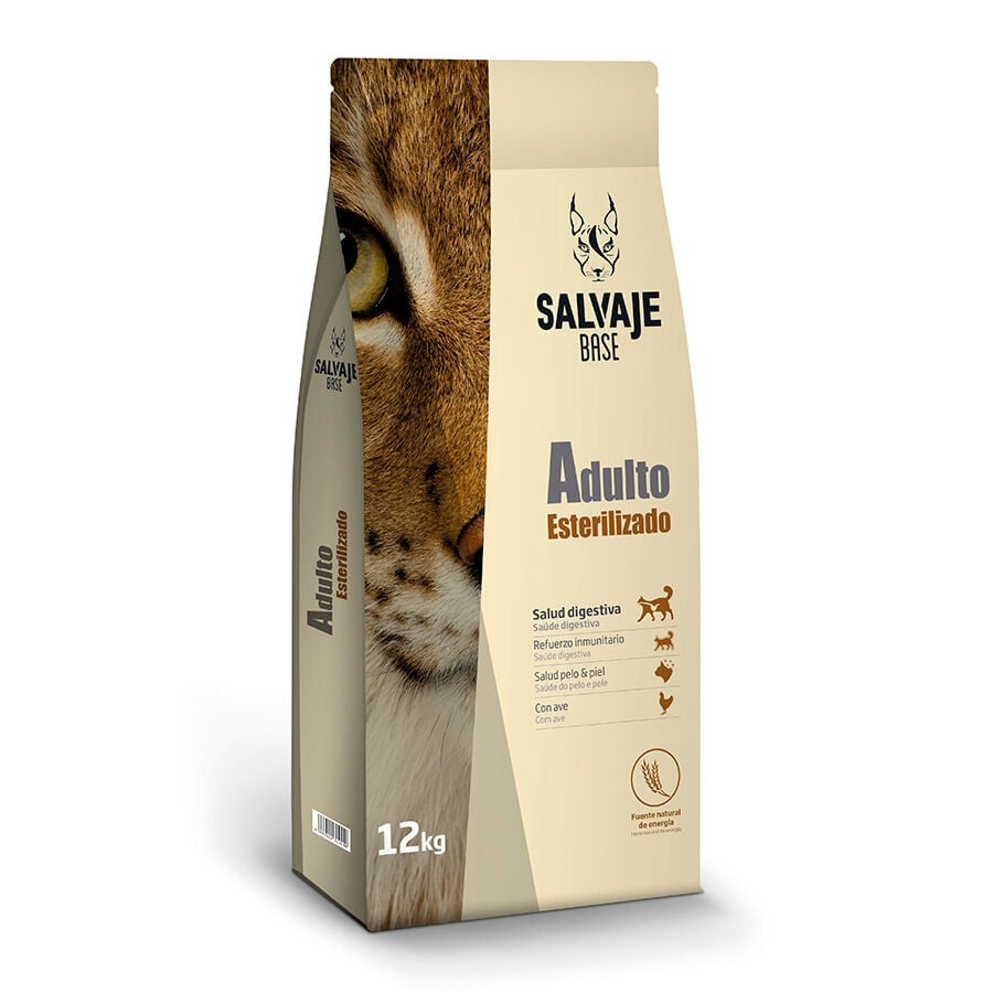 Salvaje Base Esterilizado pienso para gatos Imagen numero 1