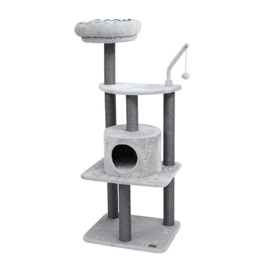 Leeby Kenzo &aacute;rbol rascador con cama para gatos, , large indicador imagen numero 1