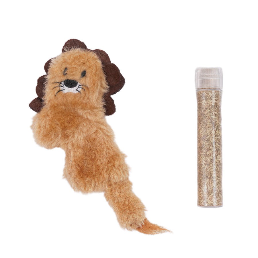 Tootoy! Le&oacute;n de Peluche con Catnip para gatos, , large indicador imagen numero 2