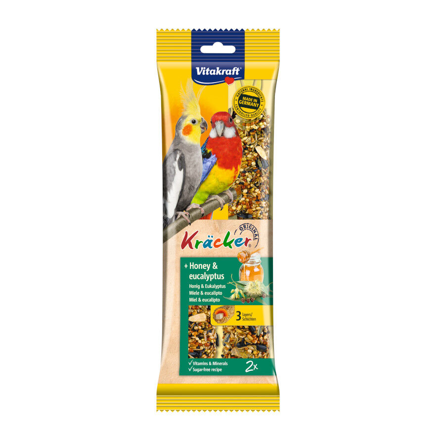 Vitakraft snack para cotorras barritas de miel Imagen numero 1