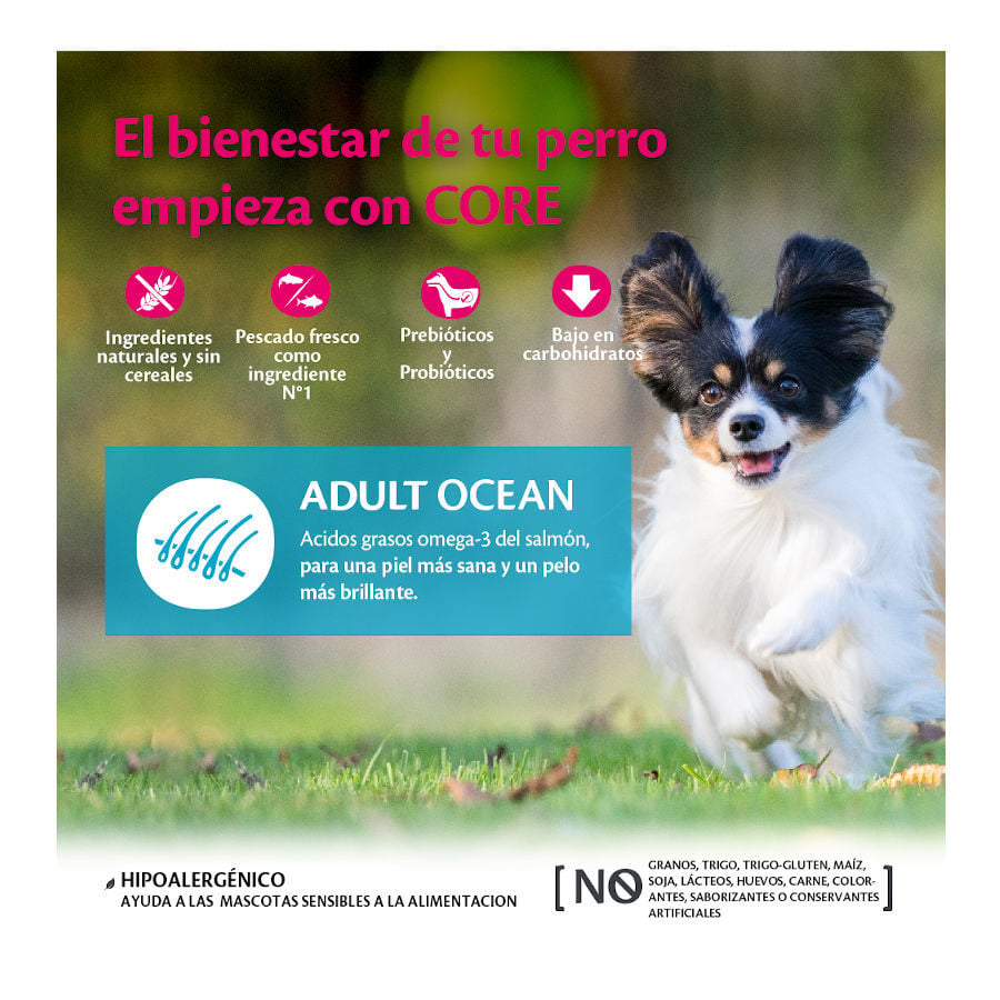 5 kg Wellness Core Adult Small Ocean Salm&oacute;n y At&uacute;n pienso para perros, , large Imagen numero 2