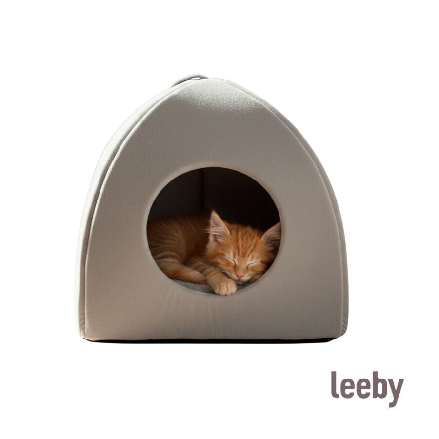Leeby Cama Iglu Gris para gatos, , large indicador imagen numero 7