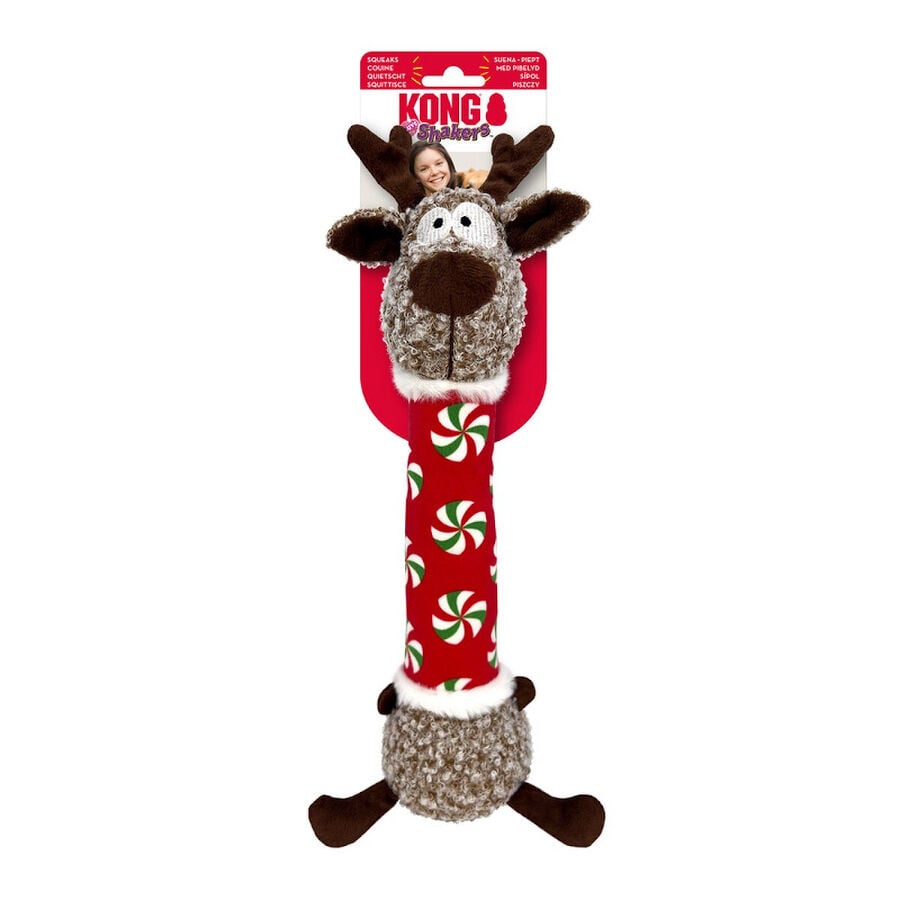Kong Holiday Shakers Luvs Reindeer peluche para perros, , large Imagen numero 2
