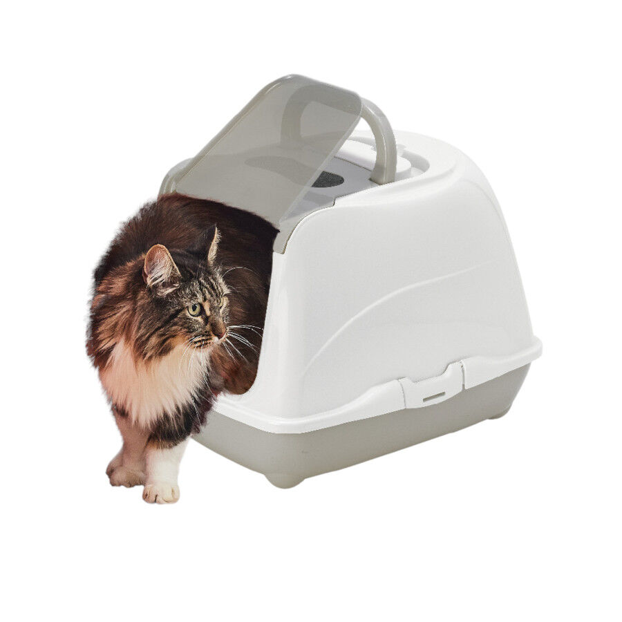 Nice Care Arenero Mega Flip Large Beige para gatos, , large indicador imagen numero 1