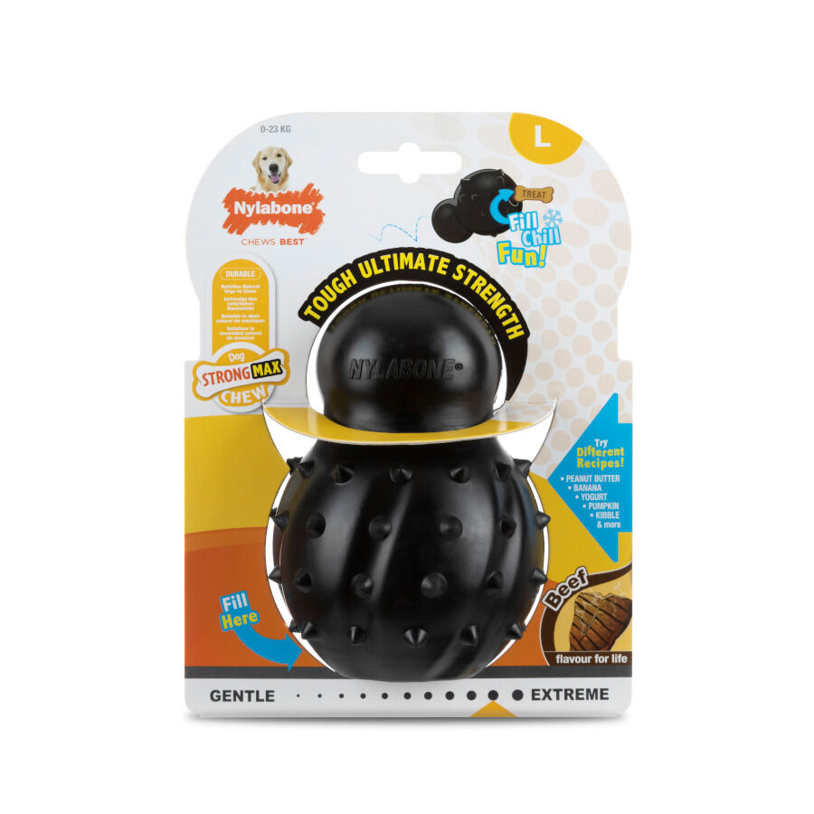 Nylabone Mordedor Irrompible  con sabor a Carne para perros, , large indicador imagen numero 4