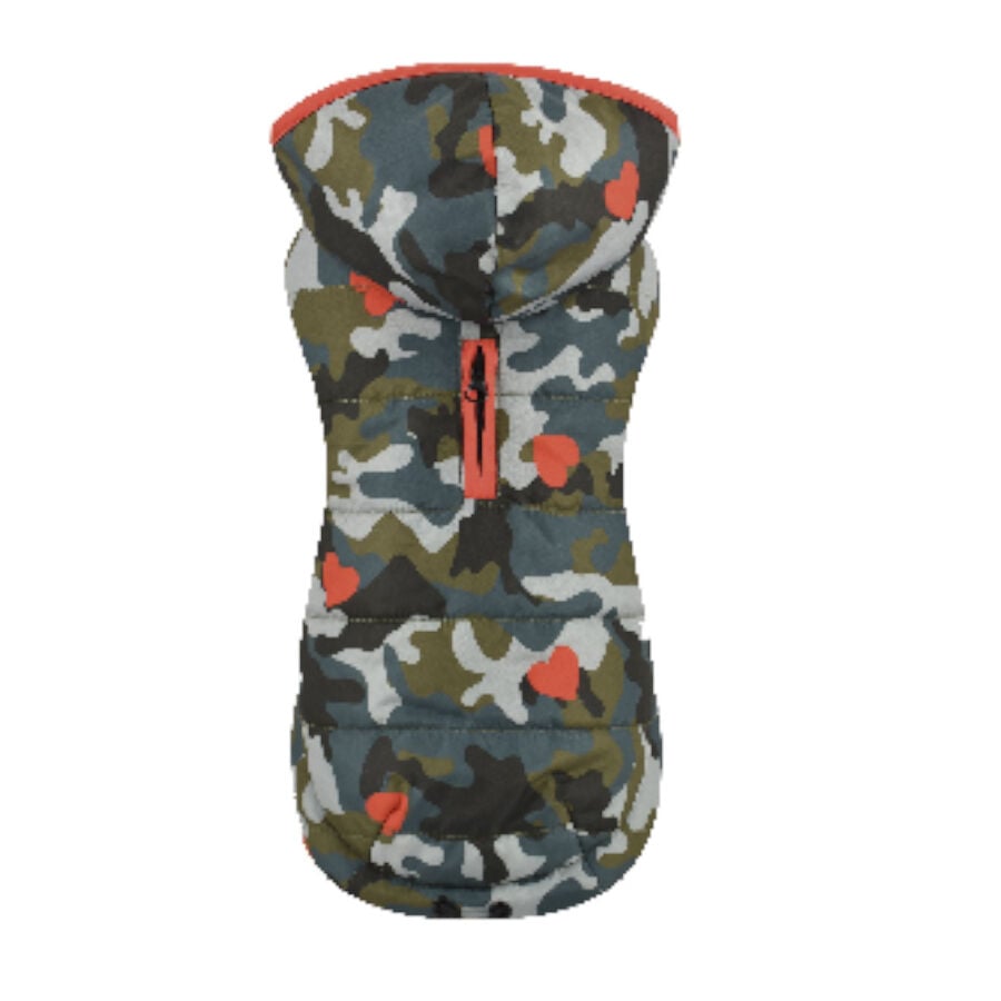 Nayeco Army Chaqueta con Capucha para perros