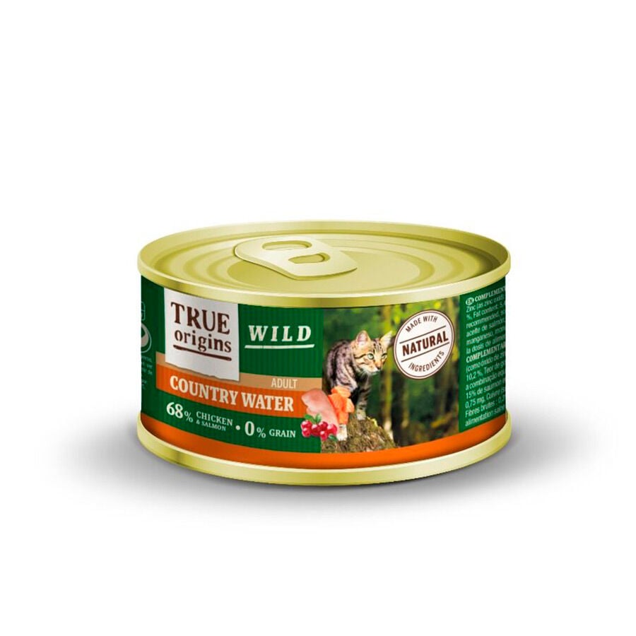 100 g True Origins Wild Adult Country Water Pollo y Salm&oacute;n lata para gatos, , large Imagen numero 1