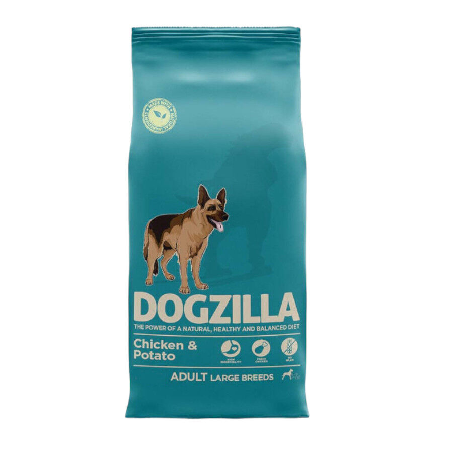 12 kg Dogzilla Large Grain Free Pollo pienso para perros, , large Imagen numero 1