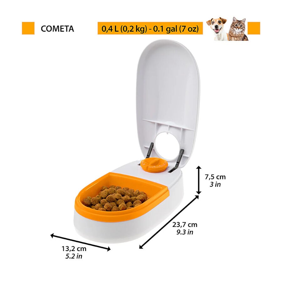 Ferplast Cometa Dispensador Autom&aacute;tico de Alimentos para perros y gatos, , large Imagen numero 6