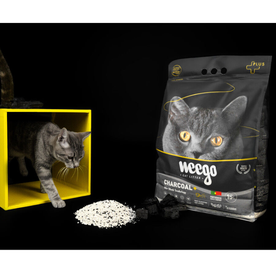 Weego Active Charcoal Plus Arena aglomerante para gatos, , large indicador imagen numero 5