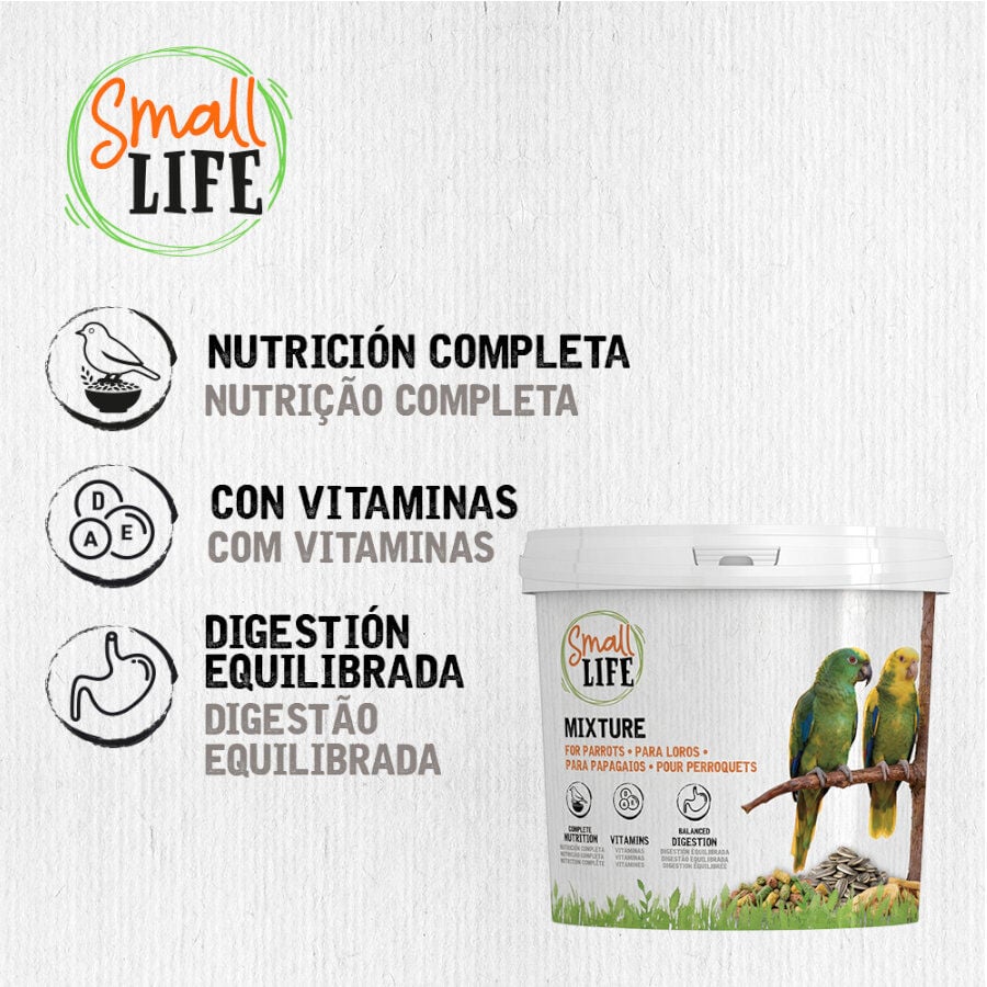 2.8 kg Small Life Mixtura Cubos para loros, , large indicador imagen numero 4